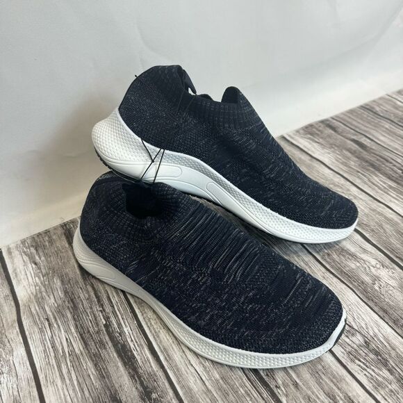 Members Only Slip On Athletic Casual Slip On Shoes Navy Blue Marl 10 10M NEW NWT - Picture 1 of 9